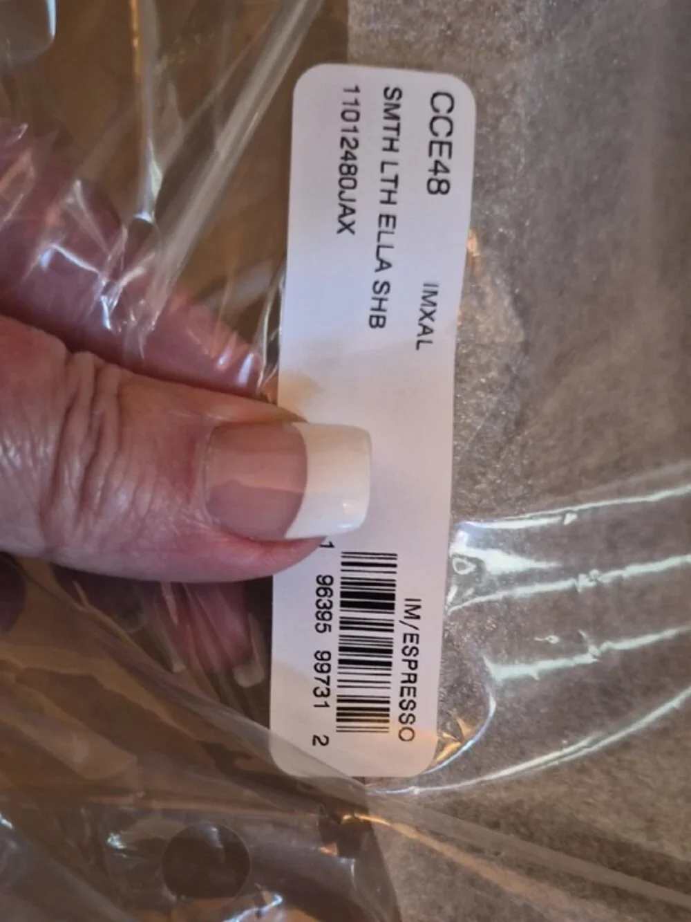 Coach Ella Shoulder Bag Gold Espresso with Leather Loop Key Fob CCE48 Unopened! - Picture 6 of 15